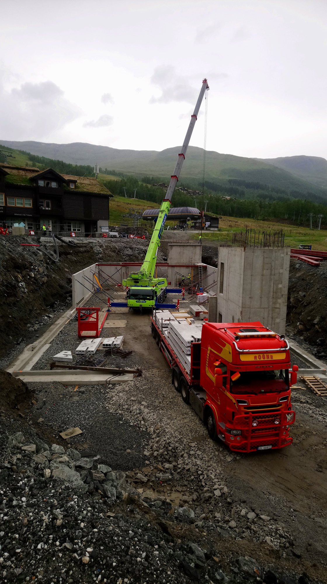 Kamben Myrkdalen - montering hulldekker